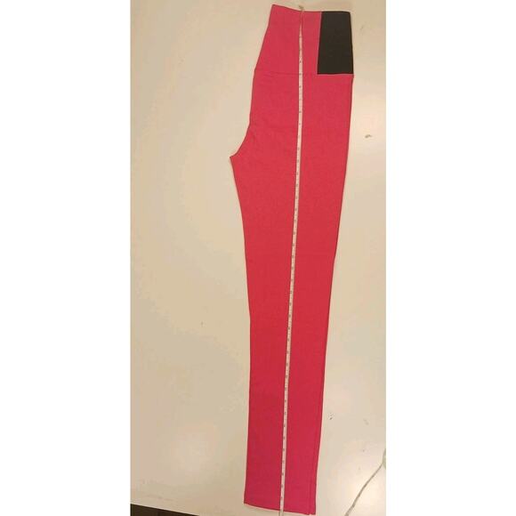 Clothing Ave Dress Pants Women's Large Pink Elastic Waist Button Accent Rayon - Picture 12 of 14